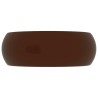 Lavabo rond de luxe Marron foncé mat 40x15 cm Céramique 552822552822