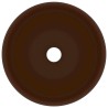 Lavabo rond de luxe Marron foncé mat 40x15 cm Céramique 552822552822