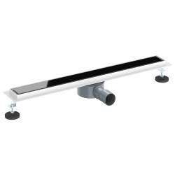 Drain de douche avec couvercle en verre et siphon à 360° 70 cm 552823552823