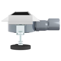 Drain de douche avec couvercle en verre et siphon à 360° 70 cm 552823552823