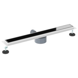 Drain de douche avec couvercle en verre et siphon à 360° 70 cm 552823552823