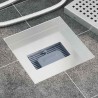 Drain de douche à pois Argenté 20 x 20 cm Acier Inox 304 552825552825