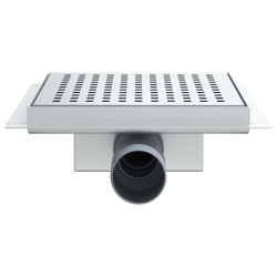 Drain de douche à pois Argenté 20 x 20 cm Acier Inox 304 552825552825