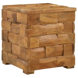 Tabouret de Rangement avec stockage Marron 40 x 40 x 45 cm 552827552827