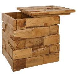 Tabouret de Rangement avec stockage Marron 40 x 40 x 45 cm 552827552827