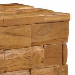 Tabouret de Rangement avec stockage Marron 40 x 40 x 45 cm 552827552827