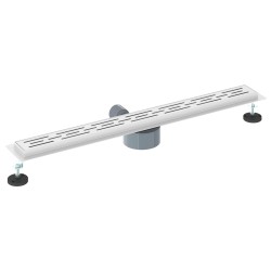 Drain de douche avec couvercle en verre et siphon à 360° 80 cm 552830552830