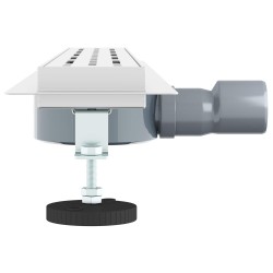 Drain de douche avec couvercle en verre et siphon à 360° 70 cm 552831552831