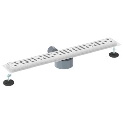 Drain de douche avec couvercle en verre et siphon à 360° 70 cm 552831552831