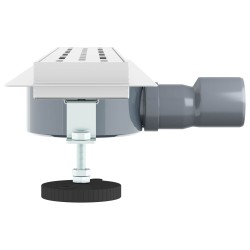 Drain de douche avec couvercle en verre et siphon à 360° 60 cm 552832552832