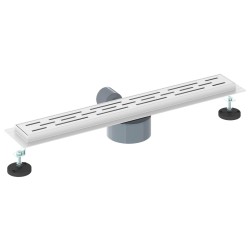 Drain de douche avec couvercle en verre et siphon à 360° 60 cm 552832552832