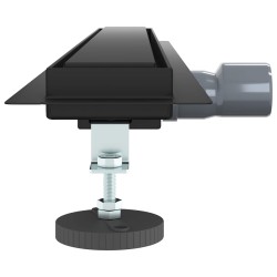 2 en 1 Drain de Douche Noir 70 cm Acier Inox 304 552838552838