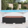 Marche de spa Résine tressée 92 x 45 x 25 cm Noir 552840552840