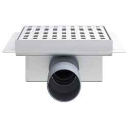 Drain de douche à pois Argenté 15 x 15 cm Acier Inox 304 552841552841