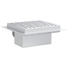 Drain de douche à pois Argenté 15 x 15 cm Acier Inox 304 552841552841