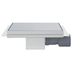 2 en 1 Drain de Douche Argenté 20 x 20 cm Acier Inox 304 552842552842