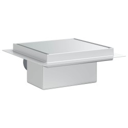 2 en 1 Drain de Douche Argenté 15 x 15 cm Acier Inox 304 552843552843