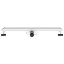 2 en 1 Drain de Douche Argenté 80 cm Acier Inox 304 552844552844