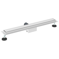 2 en 1 Drain de Douche Argenté 80 cm Acier Inox 304 552844552844