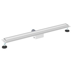 2 en 1 Drain de Douche Argenté 90 cm Acier Inox 304 552845552845