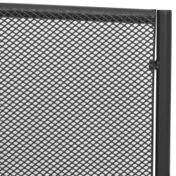 Banc de jardin 108 cm acier et maille anthracite 552848552848