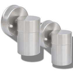 Applique murale LED d'extérieur 2 pcs Acier 552852552852