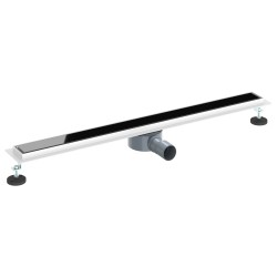 Drain de douche avec couvercle en verre et siphon à 360° 90 cm 552853552853