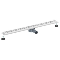 Drain de douche avec couvercle en verre et siphon à 360° 100 cm 552861552861