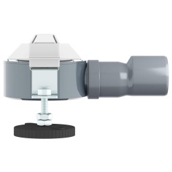 Évacuation de douche à 360° avec modèle slim Argenté 50 cm 552870552870