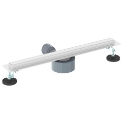 Évacuation de douche à 360° avec modèle slim Argenté 50 cm 552870552870