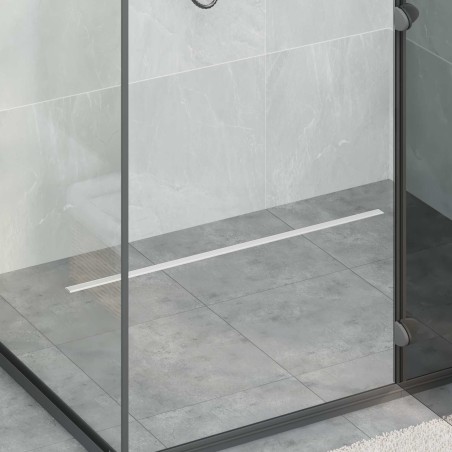 Évacuation de douche à 360° avec modèle slim Argenté 90 cm 552872552872