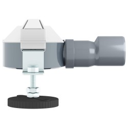 Évacuation de douche à 360° avec modèle slim Argenté 70 cm 552876552876