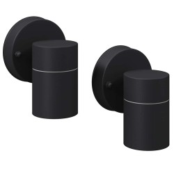 Applique murale LED d'extérieur 2 pcs Acier 552879552879