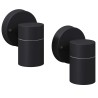 Applique murale LED d'extérieur 2 pcs Acier 552879552879
