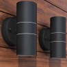 Applique murale LED d'extérieur 2 pcs Acier inoxydable haut bas 552880552880