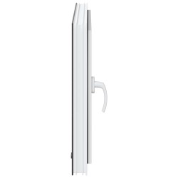 Fenêtre de sous-sol RISOR Anthracite 80 x 50 cm PVC et verre 552882552882