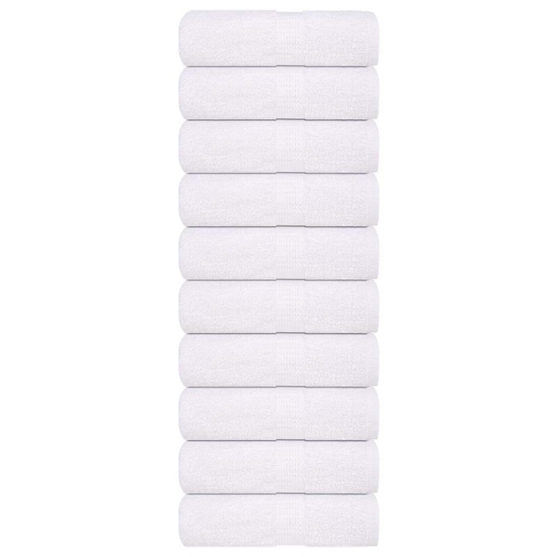 Serviettes d'invité FROGN 10 pcs blanc 30x50 cm 360 g/m² 552898552898