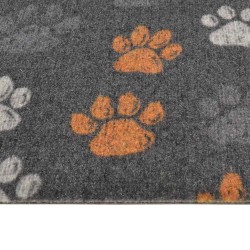 Tapis de cuisine lavable impression de pattes 60x180 cm velours 552902552902