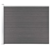 Panneau de clôture WPC 175x146 cm Gris 552907552907
