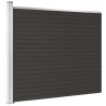 Panneau de clôture WPC 175x146 cm Noir 552908552908