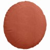 Coussins de siège 2 pcs Rouge orange Ø50 x 19 cm 552914552914