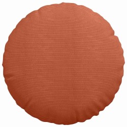 Coussins de siège 2 pcs Rouge orange Ø50 x 19 cm 552914552914