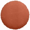 Coussins de siège 2 pcs Rouge orange Ø50 x 19 cm 552914552914