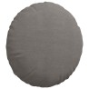 Coussins de siège 2 pcs Gris clair Ø50 x 19 cm 552920552920