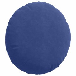 Coussins de siège 2 pcs Bleu police Ø50 x 19 cm Velours 552921552921