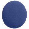 Coussins de siège 2 pcs Bleu police Ø50 x 19 cm Velours 552921552921