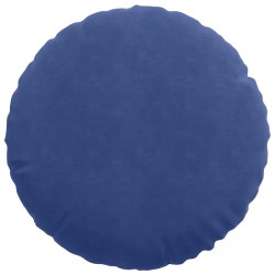 Coussins de siège 2 pcs Bleu police Ø50 x 19 cm Velours 552921552921