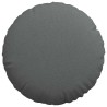 Coussins de siège 2 pcs Gris foncé Ø60 x 21 cm tissu 552923552923