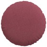 Coussins de siège 2 pcs Bordeaux Ø60 x 21 cm tissu 552924552924
