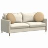 Coussins de siège 2 pcs Vert gris Ø50 x 19 cm 552926552926